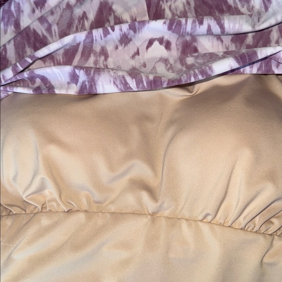 Duluth Trading Company Suit Up Swim Built In Bra Cap Sleeve Top - Picture 8 of 10